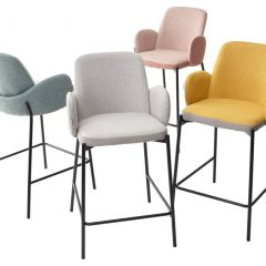 Полубарный стул NYX (H=65cm) VF113 светлая мята / VF115 серо-зеленый М-City в Пуровске - purovsk.mebel24.online | фото 2
