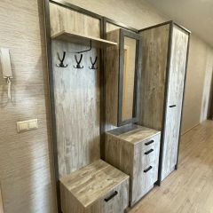 АМЕЛИ Прихожая (Дуб Юкон/Бетон темный) в Пуровске - purovsk.mebel24.online | фото 4