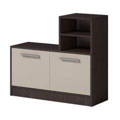 Прихожая Энтер (Венге/Дуб молочный) Комплектация 2 в Пуровске - purovsk.mebel24.online | фото 3