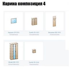 Прихожая Карина (модульная) в Пуровске - purovsk.mebel24.online | фото 10