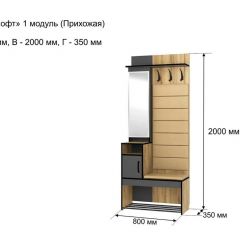 ОЛЬГА-ЛОФТ 1 Прихожая в Пуровске - purovsk.mebel24.online | фото 4