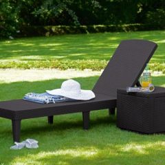 Шезлонг Джайпур (Jaipur Sun lounger) виски-коричневый в Пуровске - purovsk.mebel24.online | фото 2