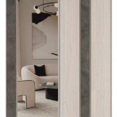 Шкаф-купе 1300 серии SILVER S3+S4+B2+PL4 (2 ящика+F обр.штанга) профиль «Серебро» в Пуровске - purovsk.mebel24.online | фото 8