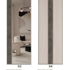 Шкаф-купе 1300 серии SILVER S3+S4+B2+PL4 (2 ящика+F обр.штанга) профиль «Серебро» в Пуровске - purovsk.mebel24.online | фото 9