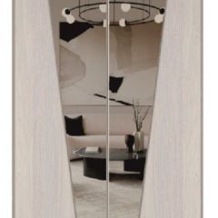 Шкаф-купе 1300 серии SILVER S3+S4+B2+PL4 (2 ящика+F обр.штанга) профиль «Серебро» в Пуровске - purovsk.mebel24.online | фото 12