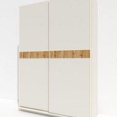 Шкаф-купе 1400 серии SOFT D6+D6+B2+PL3 (2 ящика+2штанги) профиль «Капучино» в Пуровске - purovsk.mebel24.online | фото 2