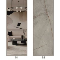 Шкаф-купе 1700 серии SILVER S1+S1+B2+PL2 (2 ящика+1 штанга+1 полка) профиль «Серебро» в Пуровске - purovsk.mebel24.online | фото 7