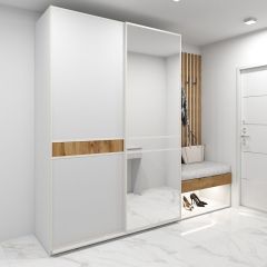 Шкаф-купе 1800 серии SOFT D6+D4+B2+PL2 (2 ящика+1штанга+1 полка) профиль «Капучино» в Пуровске - purovsk.mebel24.online | фото 5