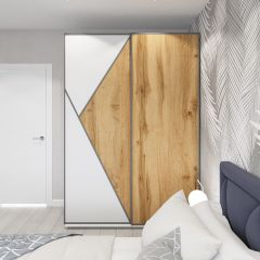 Шкаф-купе 1800 серии SOFT D8+D2+B2+PL4 (2 ящика+F обр.штанга) профиль «Графит» в Пуровске - purovsk.mebel24.online | фото 5