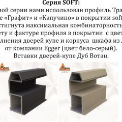 Шкаф-купе 2100 серии SOFT D7+D3+D3+B22+PL4 (по 2 ящика лев/прав+2штанги) профиль «Капучино» в Пуровске - purovsk.mebel24.online | фото 13