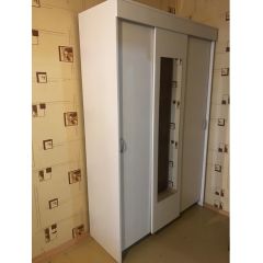 Шкаф-купе Бассо 1300 (Белый) в Пуровске - purovsk.mebel24.online | фото 4