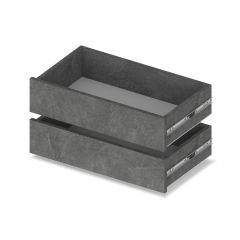 МАРТИН Шкаф-купе Камень темный (2000*450) М401 в Пуровске - purovsk.mebel24.online | фото 3