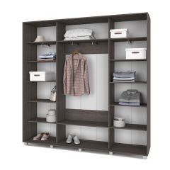 МАРТИН Шкаф-купе с зеркалом Анкор темный (2200*450) М422 в Пуровске - purovsk.mebel24.online | фото 2