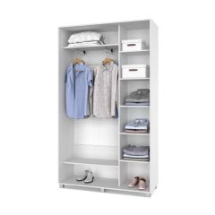 РОЛАНД Шкаф-купе с зеркалами Анкор светлый (450*1300) Р433 в Пуровске - purovsk.mebel24.online | фото 3