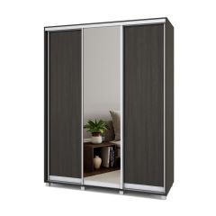РОЛАНД Шкаф-купе с зеркалом Венге (450*1700) Р472 в Пуровске - purovsk.mebel24.online | фото 2