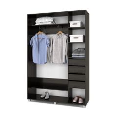 РОЛАНД Шкаф-купе с зеркалом Венге (450*1700) Р472 в Пуровске - purovsk.mebel24.online | фото 5