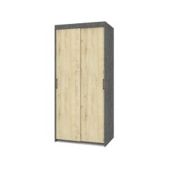 ТОМАС Шкаф-купе Камень темный - Ирландский дуб Т21 в Пуровске - purovsk.mebel24.online | фото