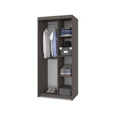 ТОМАС Шкаф-купе с зеркалом Анкор темный/светлый Т22 в Пуровске - purovsk.mebel24.online | фото 2