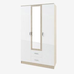 СОФИ СШК1200.1Шкаф 3х ств с зеркалом, 2 ящиками в Пуровске - purovsk.mebel24.online | фото