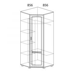 Шкаф угловой №243 Белла в Пуровске - purovsk.mebel24.online | фото 2