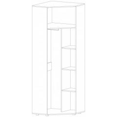 ИНФИНИТИ Прихожая Шкаф угловой (Ясень шимо комб.) в Пуровске - purovsk.mebel24.online | фото 2