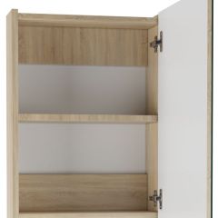 Шкаф-зеркало Мечта 40 Дуб сонома АЙСБЕРГ (DM2317HZ) в Пуровске - purovsk.mebel24.online | фото 2