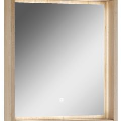 Шкаф-зеркало Nice 60 с подсветкой Домино (DN4706HZ) в Пуровске - purovsk.mebel24.online | фото