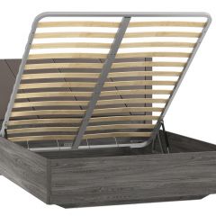 Спальня Summit Кровать (1600х2000) НМ 040.71 с основанием и ПМ (Софт Графит/Ясень Анкор темный) в Пуровске - purovsk.mebel24.online | фото 2