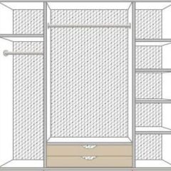 Спальный гарнитур Ольга (модульная) беж/золото в Пуровске - purovsk.mebel24.online | фото 5