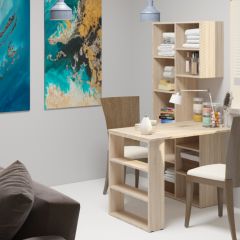 Стеллаж Элемент-2 (дуб сонома) в Пуровске - purovsk.mebel24.online | фото 4