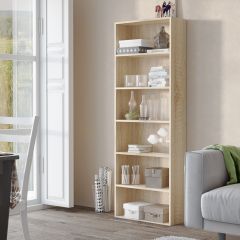 Стеллаж Лофт (Дуб сонома) в Пуровске - purovsk.mebel24.online | фото
