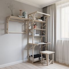 Стеллаж+стол Конструктор Арт.СRСт1-1 в Пуровске - purovsk.mebel24.online | фото 6