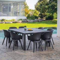 Стол раскладной Джули (Julie Double table 2 configurations) Графит в Пуровске - purovsk.mebel24.online | фото 7