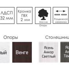 Стол раскладной Ялта-2 (опоры массив цилиндрический) в Пуровске - purovsk.mebel24.online | фото 5