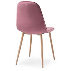 Стул на металлокаркасе Capri pink / wood в Пуровске - purovsk.mebel24.online | фото 4