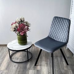 Стул DAIQUIRI BLUVEL-06 BLUE, велюр М-City в Пуровске - purovsk.mebel24.online | фото 3