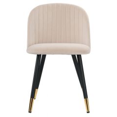 Стул на металлокаркасе Gabi beige / black / gold в Пуровске - purovsk.mebel24.online | фото 3