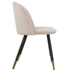 Стул на металлокаркасе Gabi beige / black / gold в Пуровске - purovsk.mebel24.online | фото 4