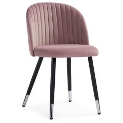 Стул на металлокаркасе Gabi light purple / black в Пуровске - purovsk.mebel24.online | фото