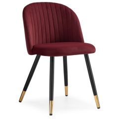 Стул на металлокаркасе Gabi wine red / black в Пуровске - purovsk.mebel24.online | фото