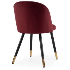 Стул на металлокаркасе Gabi wine red / black в Пуровске - purovsk.mebel24.online | фото 4