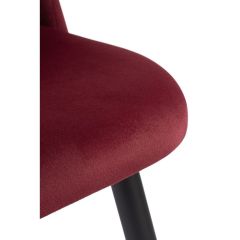 Стул на металлокаркасе Gabi wine red / black в Пуровске - purovsk.mebel24.online | фото 6