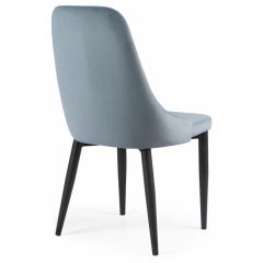 Стул на металлокаркасе Kora light blue / black в Пуровске - purovsk.mebel24.online | фото 4