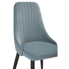 Стул на металлокаркасе Kora light blue / black в Пуровске - purovsk.mebel24.online | фото 5