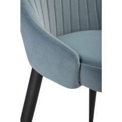 Стул на металлокаркасе Kora light blue / black в Пуровске - purovsk.mebel24.online | фото 6