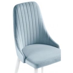 Стул на металлокаркасе Kora light blue / white в Пуровске - purovsk.mebel24.online | фото 5