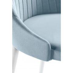 Стул на металлокаркасе Kora light blue / white в Пуровске - purovsk.mebel24.online | фото 6