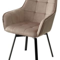 Стул MAVERICK 360 град. поворот. BLUVEL-40 BEIGE/ черный каркас, М-City в Пуровске - purovsk.mebel24.online | фото