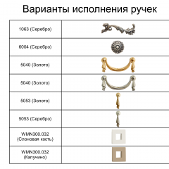 Тумба прикроватная Тиффани Premium слоновая кость/золото (ТФТП-1(П) в Пуровске - purovsk.mebel24.online | фото 2