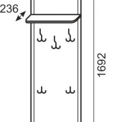 Вешалка настенная Венеция 24 бодега в Пуровске - purovsk.mebel24.online | фото 2